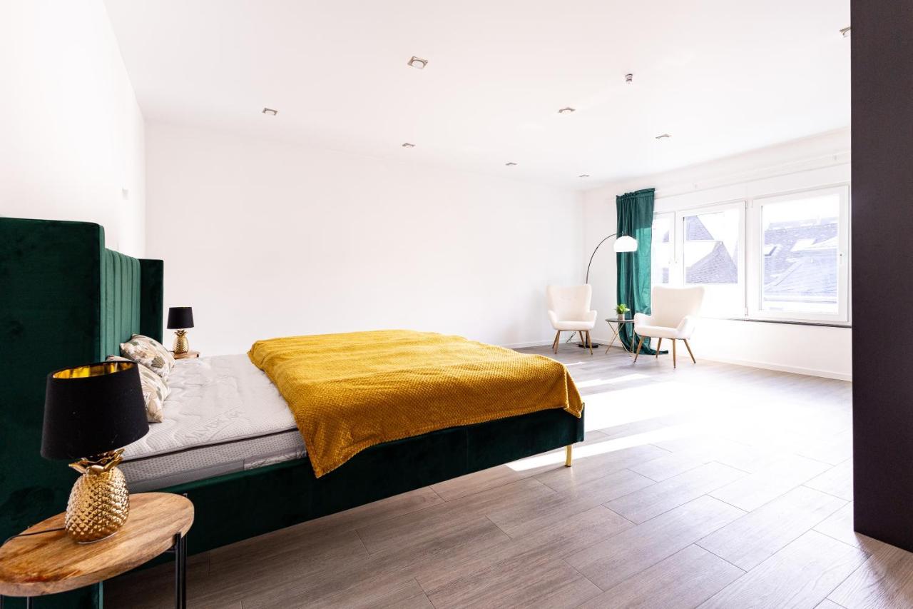 Design Apartment Zentral Fuer 6 In Andernach: Ausblick, Wifi, Kueche 외부 사진