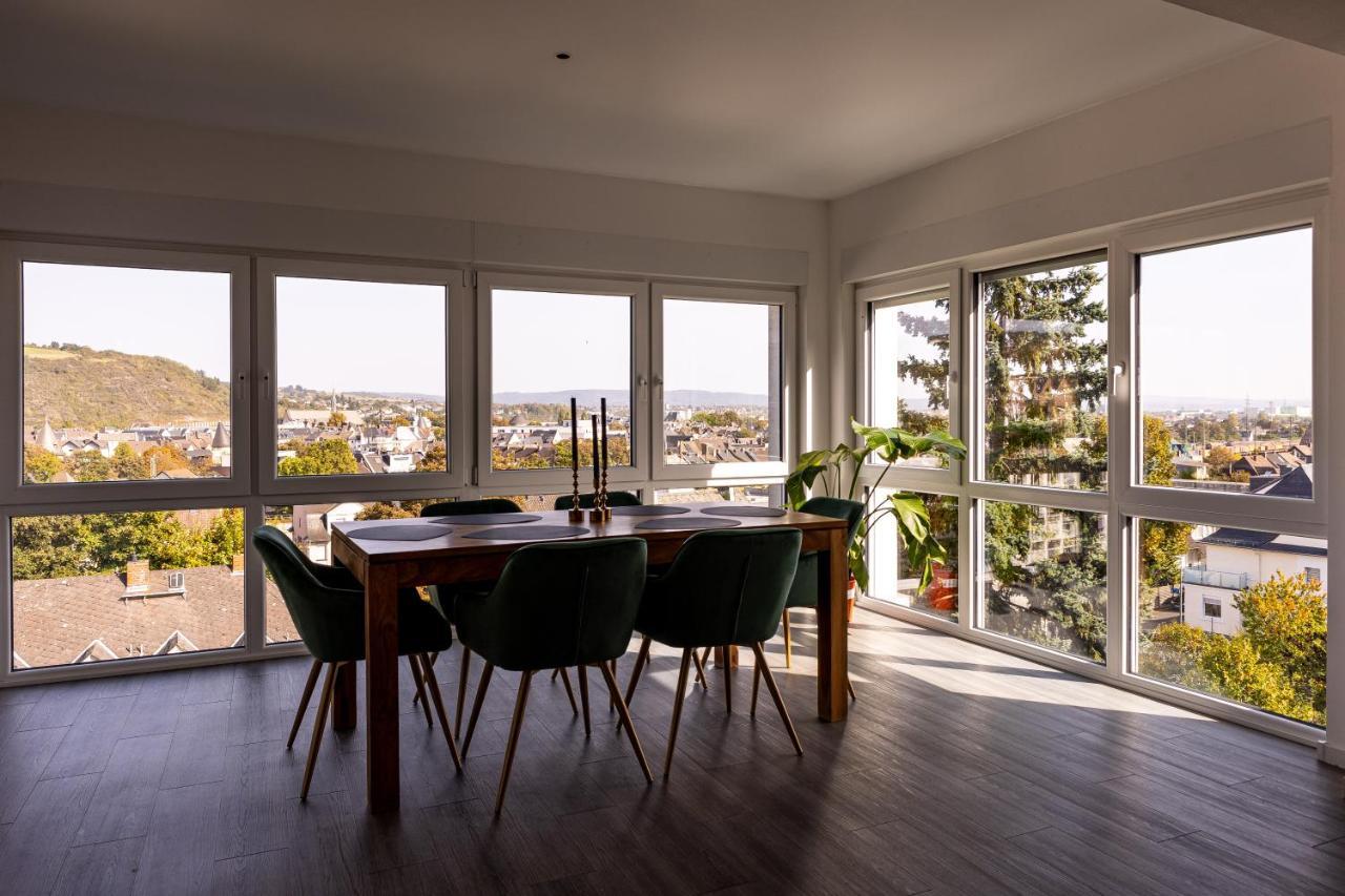 Design Apartment Zentral Fuer 6 In Andernach: Ausblick, Wifi, Kueche 외부 사진